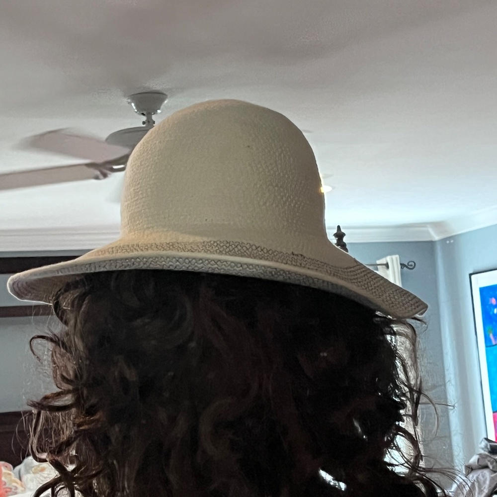 J. Crew White Sun Hat - Picture 6 of 7